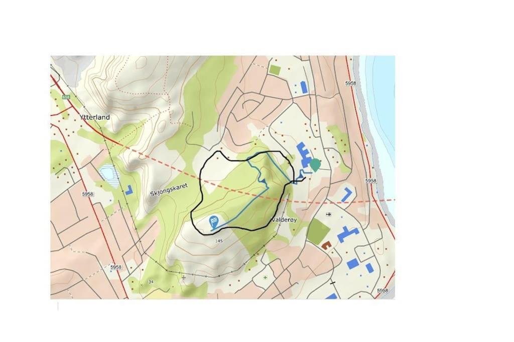 Leilighet I Enebolig Pa Valderoya Ved Alesund Ytterland Exterior foto